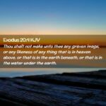 Text of Exodus 20:4 KJV